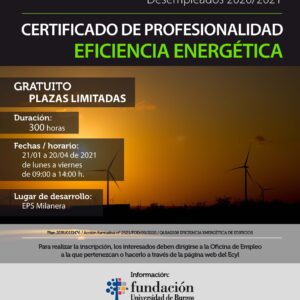 Formación Profesional para el empleo. Certificado de Profesionalidad Eficiencia Energética